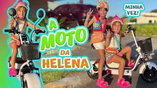 SURPRESA Helena ganhou uma MOTO DE VERDADE [upl. by Robbi]