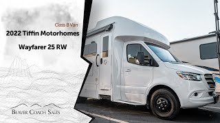 2022 Tiffin Motorhomes Wayfarer 25 RW  Luxury Class B Van [upl. by Kaile599]