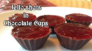 Jello Shots in Chocolate Cups [upl. by Neelya]