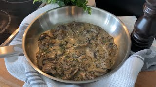 Recette de Sauce Aux Champignons Onctueuse  Creamy Mushroom Sauce  How to make Recipe [upl. by Yriek]