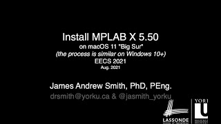 Practical Microcontrollers Installing MPLAB X 550 [upl. by Raquela]