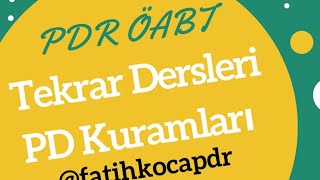 KPSS PDR ÖABT TEKRAR KURAMLAR 2 [upl. by Negah]