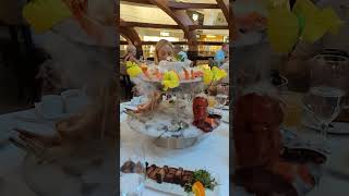 Seafood Tower  Mastros Ocean Club [upl. by Ardnasella609]