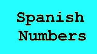 Spanish Numbers  Count to 20  Spanish Language for beginners [upl. by Atlee]