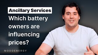 ERCOT Ancillary Services Which battery energy storage owners are influencing prices [upl. by Annawad]