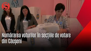 Numărarea voturilor la o secție de votare din Căușeni [upl. by Ail]