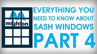 Restoring Sash Windows  Replacing The Sash Cord [upl. by Orelu]