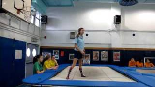 Y10 GCSE PE Trampoline  Maggie [upl. by Enyalahs]