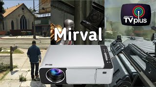 Mirval Y6 T6 Mini Projector Gaming and TVplus SamplePH vlog3 [upl. by Buke]