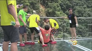 China Opens New Thrilling Glass Bridge [upl. by Kaczer]