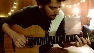 Lultimo bacio cover  Carmen Consoli Sam Lorenzini fingerstyle guitar [upl. by Llenod]