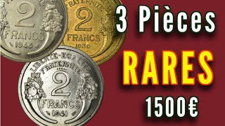 VALEUR de 3 Pièces de 2 FRANCS MORLON RARISSIMES [upl. by Marder]