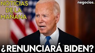 NOTICIAS DE LA MAÑANA  Biden entre la espada y la pared elecciones en Reino Unido y la FED espera [upl. by Yug]