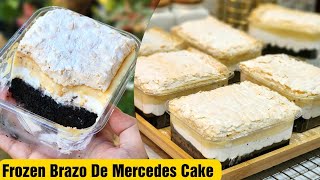 Frozen Brazo Cake ‼️Dream Cake tub cakes Pangnegosyo ‼️Bake N Roll [upl. by Ashok]