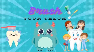 🪥✨ “Brush Your Teeth Little Monster” 🦷🎵  Fun Tooth Brushing Song for Kids 🚿🦸‍♂️Description [upl. by Samy]