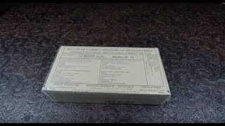 MRE Review EPIC NEW MENU  French RCIR 24 Hour Ration Menu 10 Review Duck And Mashed Potatoes [upl. by Torbart]