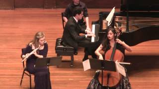 Françaix Trio for Flute Cello and Piano IV Transition Andante  Subito vivo [upl. by Dwight]