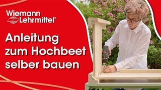 Einfache Anleitung zum Hochbeet bauen 2021 [upl. by Vanthe]