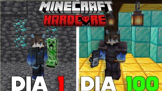 EP1 SOBREVIVO 100 DIAS EN UNA CUEVA  MINECRAFT HARDCORE [upl. by Wallack]