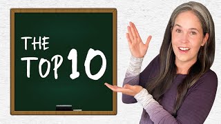 English Words – The Top 10 – Pronunciation Guide – Learn English American English [upl. by Enived422]