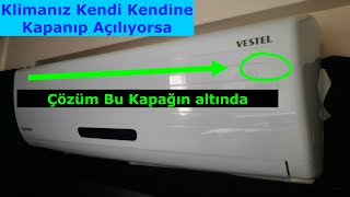 Klima Kendi Kendine Açılıp Kapanıyor Arızası ve İki Çözüm Önerisi [upl. by Oyam905]