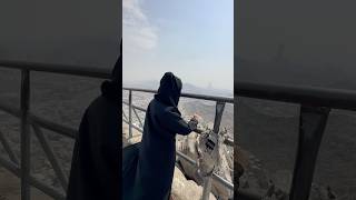 Top of Jabal Al Nour  View of Mecca Clock Tower from Cave of Hira jabalalnoor makkah muhammadﷺ [upl. by Eugeniusz]