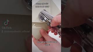 stempel embossstempel timbul WA 0813 3467 3337 embossed stempelotomatis shorts shortvideo [upl. by Kirima302]