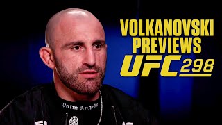 Alexander Volkanovski UFC 298 Interview I’m out to ‘humble’ Ilia Topuria  ESPN MMA [upl. by Kinny]