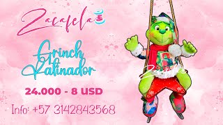 Grinch Patinador  Facción maquillaje y pintado de ojos [upl. by Ellives]