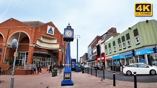 Stoke City Centre  Stoke on Trent  Walk  4K [upl. by Lakin]