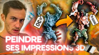 Comment PEINDRE ses FIGURINES imprimées 3D [upl. by Botsford982]