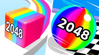 Ball Run 2048  Jelly Run 2048  All Level Gameplay AndroidiOS  NEW APK BIG UPDATE [upl. by Aketahs]