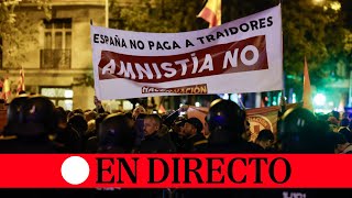 🔴 DIRECTO  Manifestaciones en Madrid contra la amnistía [upl. by Krik919]