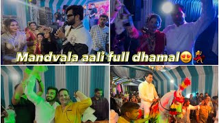 MANDVALA AALI FULL DHAMAL 😍🫶  PAYAL PATIL VLOG🤍 [upl. by Parthen]