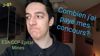 SCEI phase 2 Combien jai payé pour les concours [upl. by Arda]