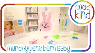 Zahnpflege und Mundhygiene beim Baby  MAM  Das Glückskind  Babywelt Essen  BabyBlog [upl. by Mages71]