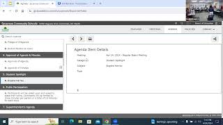 Sycamore Board of Education Meeting April 24 2024 [upl. by Neirda]