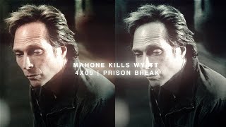 mahone kills wyatt scenepack  4x09 prison break [upl. by Davina]