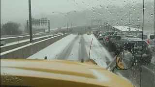 Snow Plow Truck RideAlong RAW Video [upl. by Ines]