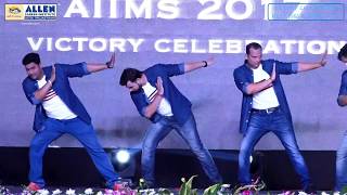 ALLEN NEET UG amp AIIMS 2017 Victory Celebration Amazing Group Dance performance [upl. by Hgielyk925]