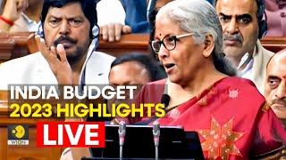 India Budget 2023 Highlights What are the changes in income tax slabs for FY 202324  WION Live [upl. by Ymereg338]