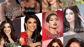 Miss World 2024 Final prediction 👑👑 Miss World 2024 Top 12 crowning moment in India 🇮🇳💓 [upl. by Gilroy233]