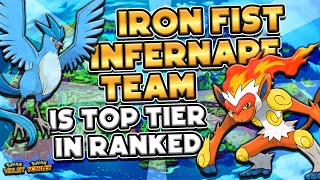 IRON FIST INFERNAPE Ranked Team Is Amazing  Pokémon Scarlet amp Violet Ranked Double Battles [upl. by Arramat]