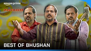 Best Of Bhushan  Funniest Moments From Panchayat  Durgesh Kumar  Prime Video India [upl. by Oeramed513]