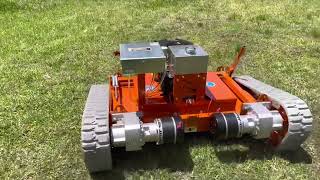 Evatech Robotic TREX 44 Remote Slope Mower going to Washington [upl. by Fabian]