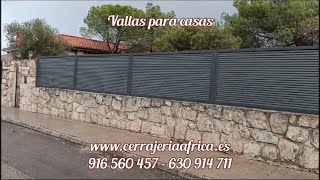 ▷ Vallas modernas para casas ☎ 916 560 457 · Cerrajería Africa [upl. by Lynette336]