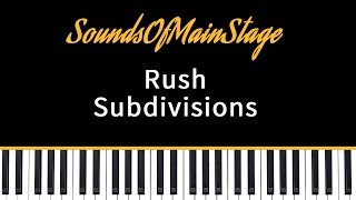 MainStage Sound Patch  Rush  Subdivisions [upl. by Introc475]