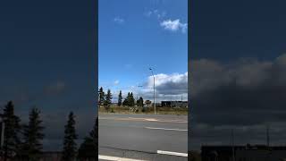 BEARSKIN METRO overhead landing in Thunder Bay [upl. by Ynahpets214]