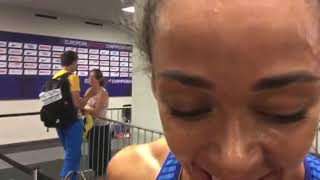 Katarina Johnson Thompson Heptathlon Day 1 European Champs Berlin 2018 [upl. by Athal469]