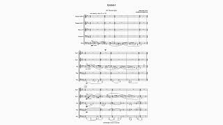 BRASS QUINTET III Passacaglia  Owen Hans Score Video [upl. by Gerstner]